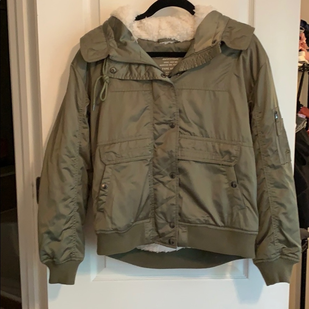 American Eagle Fleece-lined Coat